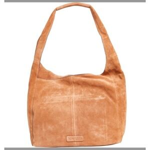 Lucky‎ Brand Brown Suede Purse. Went Viral On TikTok, Hobo Style With A Bow.